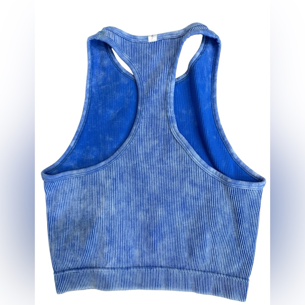 Alexander Jane Ribbed Blueβ Tank Top - Picture 2 of 4